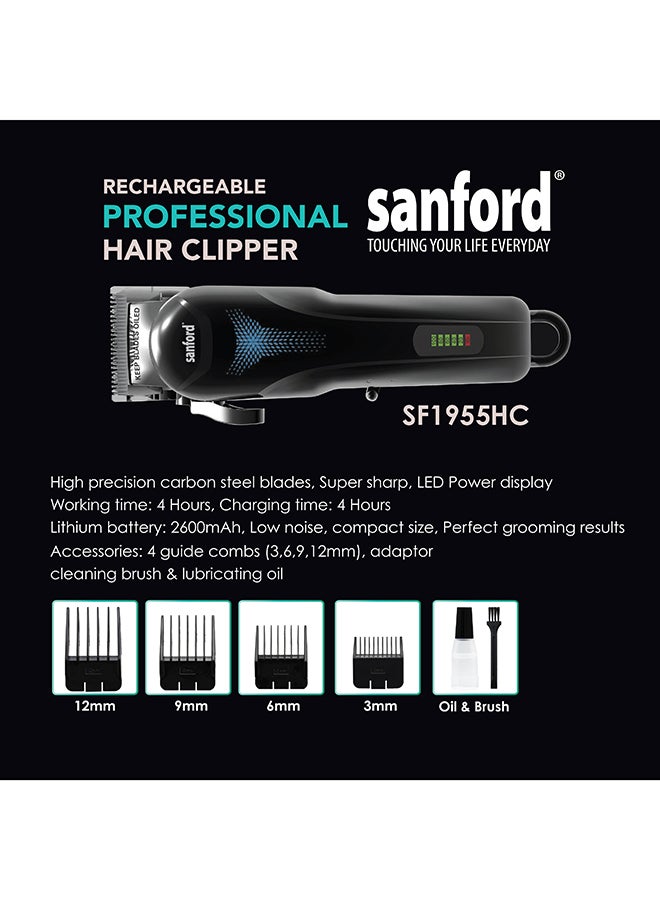 Sanford Rechargeable Hair Clipper Silver - Image 3