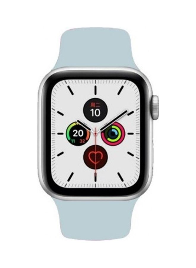 MARGOUN - Silicone Replacement Band For Apple Watch 42/44mm Turquoise - Image 1