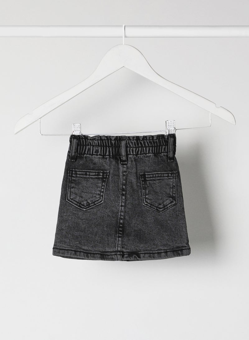 Zarafa Fashionable Denim Skirts Black  - Image 2