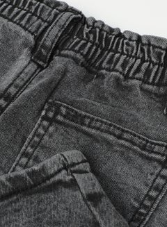 NEON Fashionable Denim Skirts Grey  - Image 4