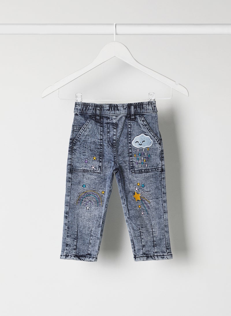 Zarafa Fashionable Casual Jeans Mid Blue  - Image 1