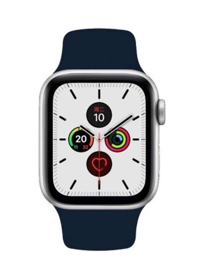 MARGOUN - Silicone Replacement Band For Apple Watch 38/40mm Midnight Blue - Image 1