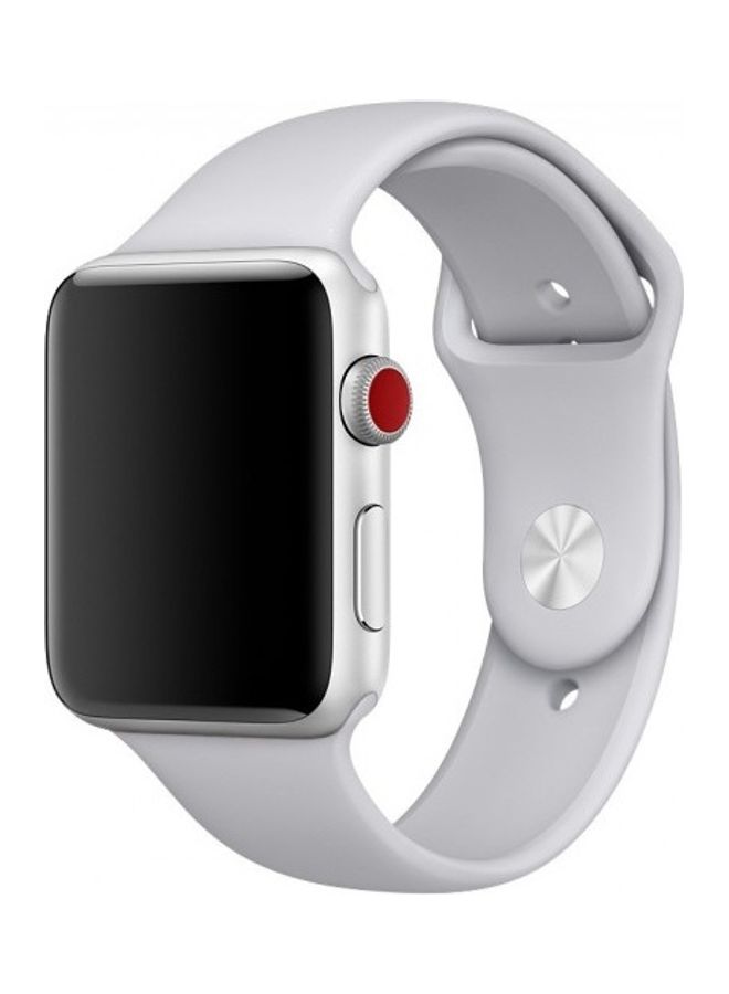 MARGOUN - Silicone Replacement Band For Apple Watch 38/40mm Fog - Image 1