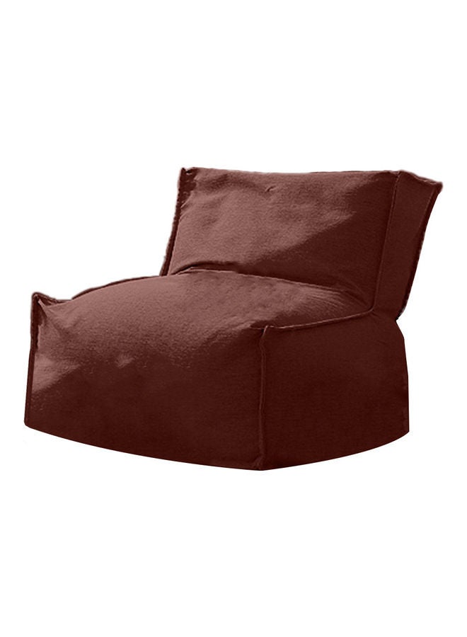 ريغال إن هاوس مقعد بين باج بحشو من الكتان أحمر خمري 60x60x60سم - Image 1