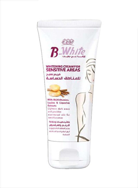 B-White Whitening Cream For Sensitive Areas White 50grams