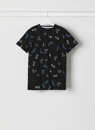 Black/Blue/White