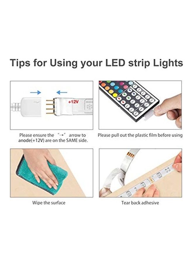 DAYBETTER LED Strip Lights With Remote Control Multicolour 0.89kg - Image 2