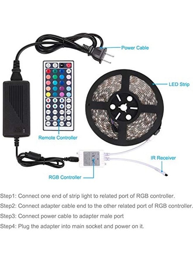 Generic - LED Strip Lights With Remote Control Multicolour 1.25kg - Image 1