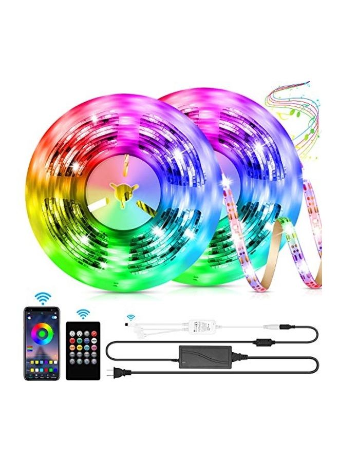 Generic LED Strip Lights With Remote Multicolour 1.10kg  - Image 1