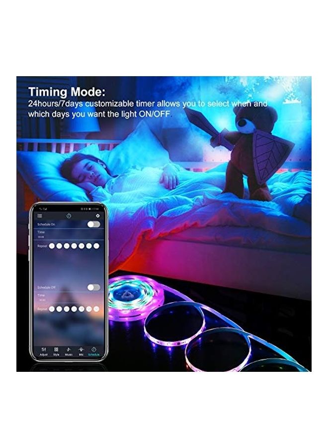 Generic LED Strip Lights With Remote Multicolour 1.10kg  - Image 2