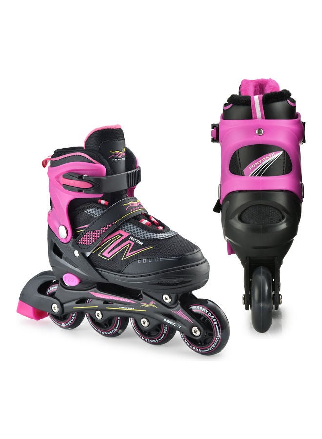 Generic 1-Pair Adjustable Inline Skates with Illuminating Wheels 41.00x11.00x34.00cm  - Image 5