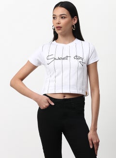 Casual Crop Top White