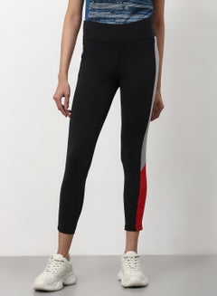 Campus Sutra Casual Stylish Tights Black  - Image 1