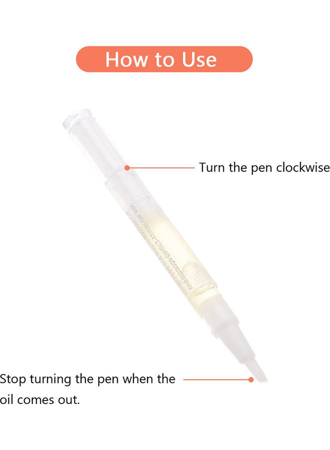 15-Piece Cuticle And Nail Oil Pen Set Transparent - Image 4