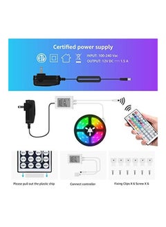 Generic LED Strip Light With Remote Controller Multicolour 0.61kg  - Image 4