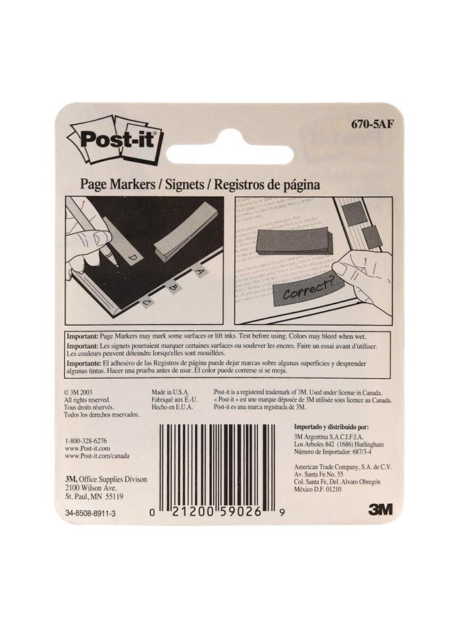 3M Post-It Page Markers Multicolour - Image 2