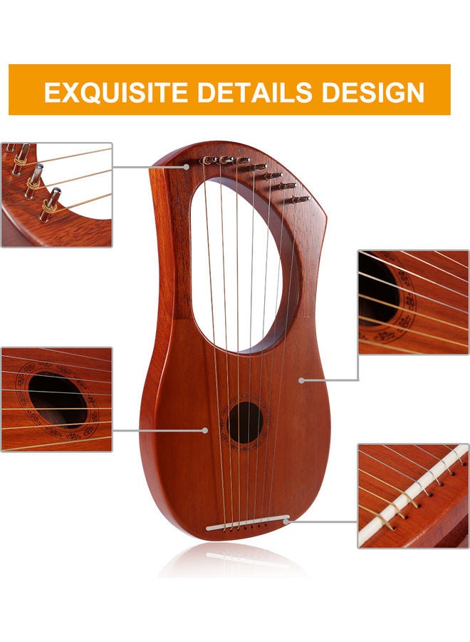 Generic 7-String Lyre Harp Set  - Image 2
