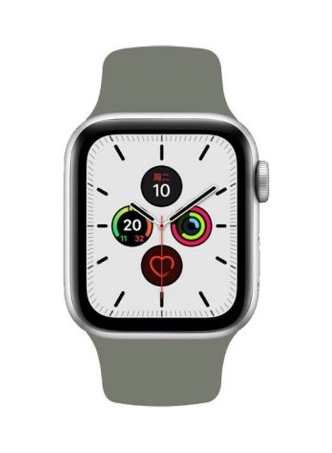 MARGOUN - Silicone Replacement Band For Apple Watch 42/44mm Khaki - Image 1