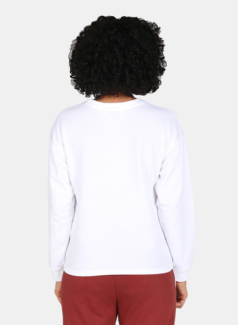 DRIP - Crop Sweatshirt Blue Fog - Image 1