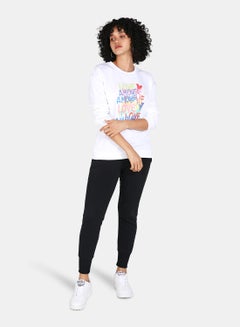 DRIP Love Amour Printed Casual Crew Neck Sweatshirt White  - Image 3