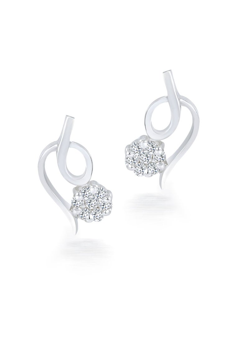 Popley 14 Karat Diamond Earrings - Image 1