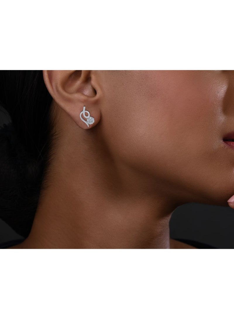 Popley 14 Karat Diamond Earrings - Image 4