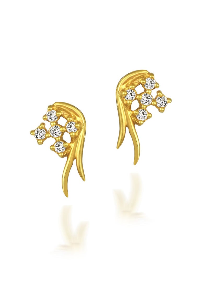 Popley 18 Karat Diamond Earrings - Image 1