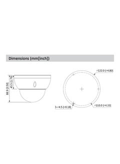 Dahua 4MP IR Vari-focal Dome WizSense Network Camera  - Image 2