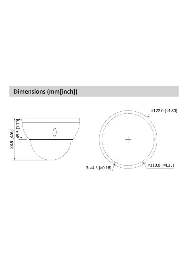 Dahua - 4MP IR Vari-focal Dome WizSense Network Camera - Image 1