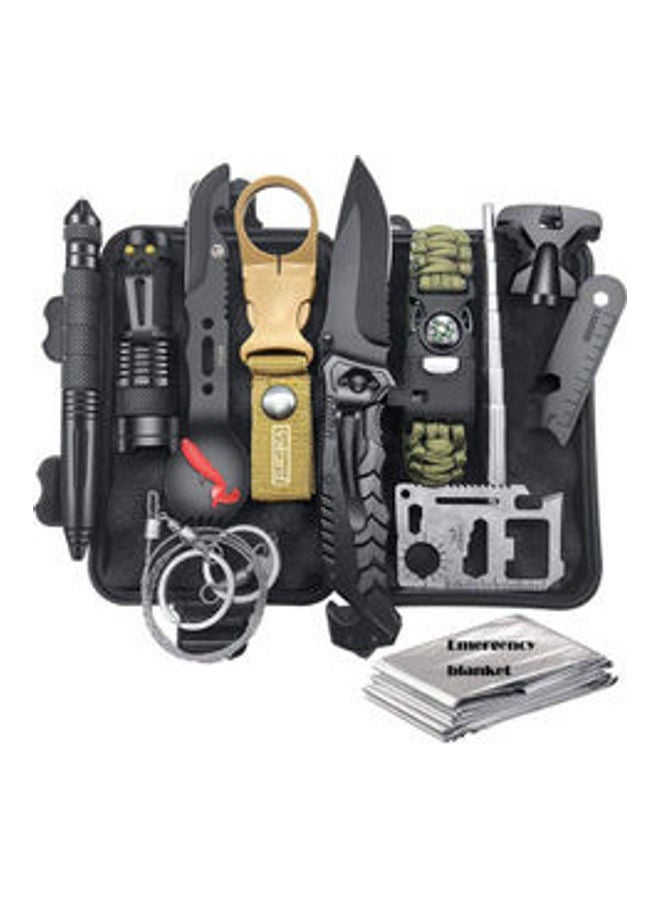Dubkart 12-In-1 Survival Camping Kit 12x5.2x17cm - Image 1