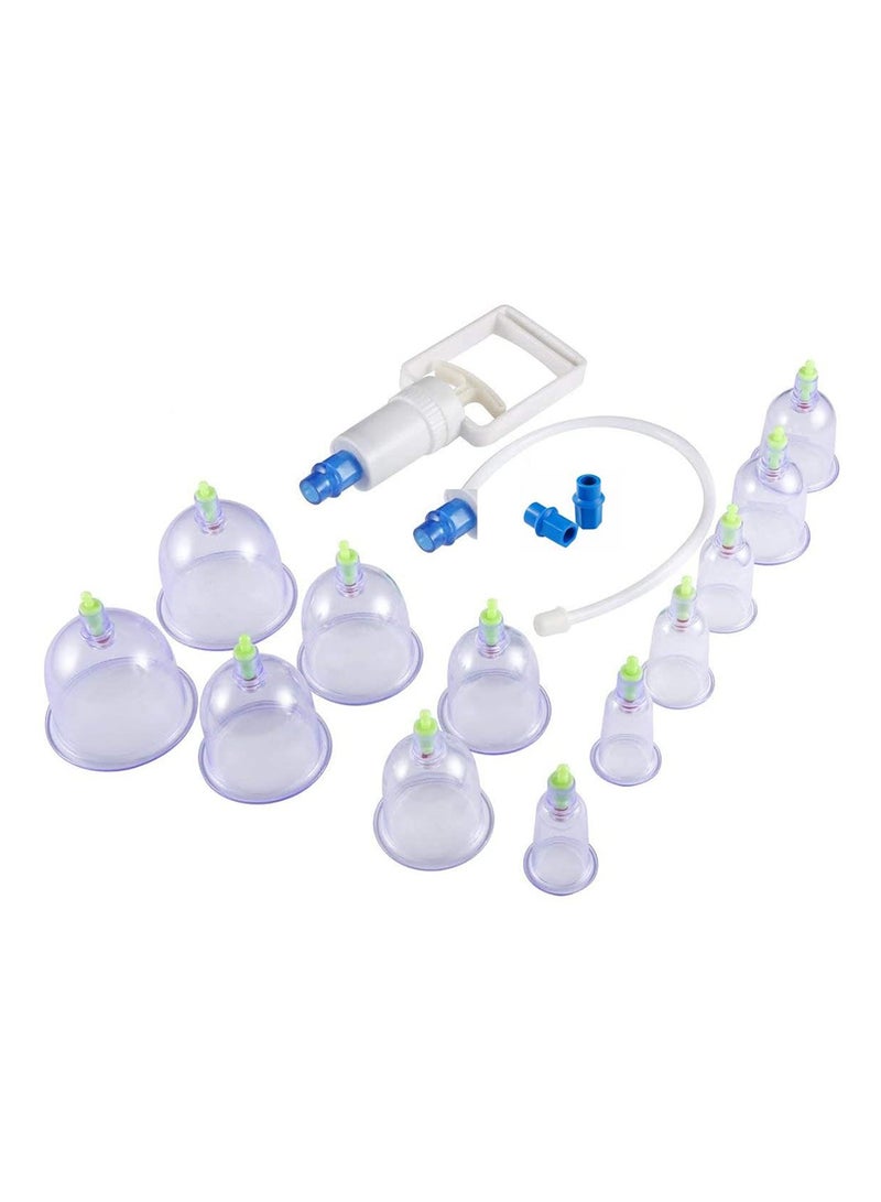 توشيونيكس مجموعة حجامة الجسم الصحية للعلاج بالإبر المغناطيسية من 12 قطعة - Image 1