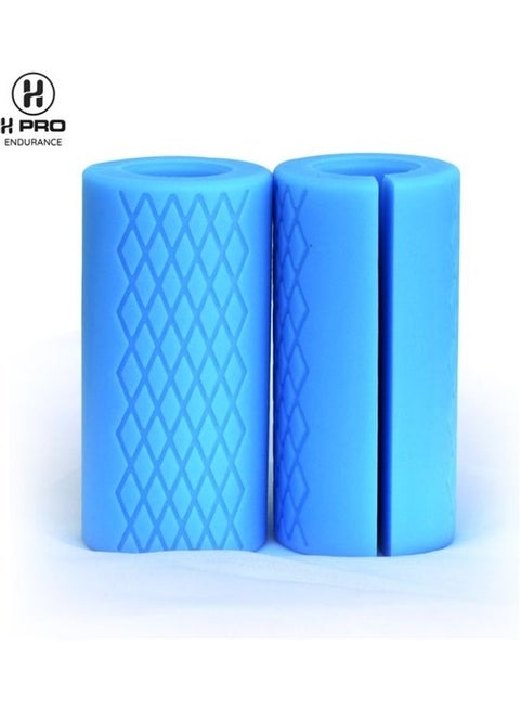 2 Silicone Thick Bar Grips For Barbell Dumbbell 12 x 11.4 x 5.3 cmcm