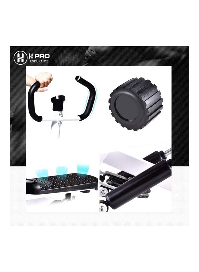 H PRO Adjustable Stepper With Resistance Band And Handle 44.09x13x11.4inch  - Image 4