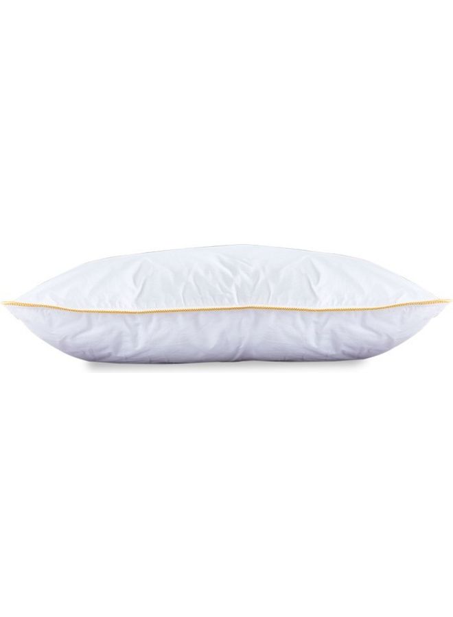PENHALIGON'S Prime Hotel Pillow with Golden Line Microfiber White 75x50cm 