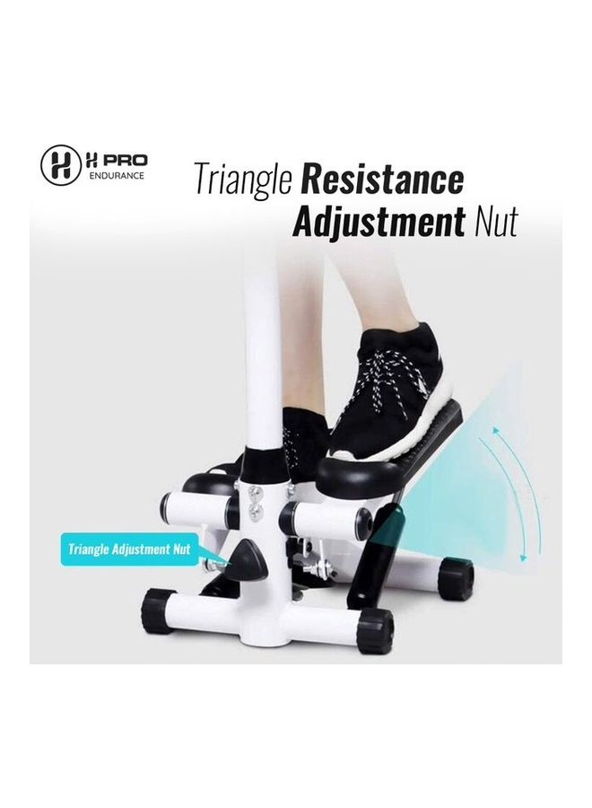 أتش برو آلة خطو قابلة للتعديل مع أحزمة مقاومة ومقبض. 44.09x13x11.4بوصة - Image 4