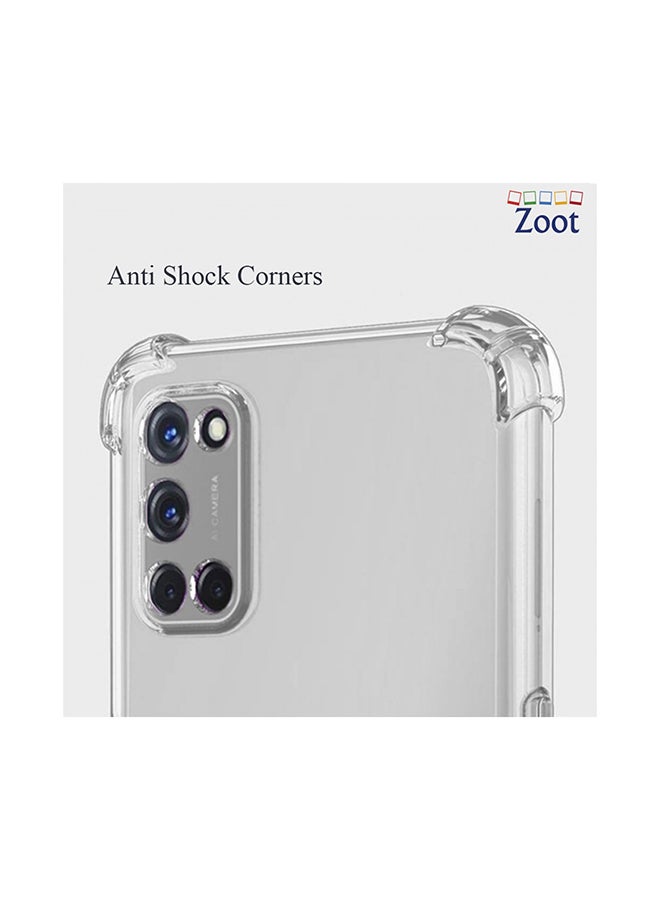 Protective Case Cover with Bumper for Oppo A92 / A52 / A72 Clear
