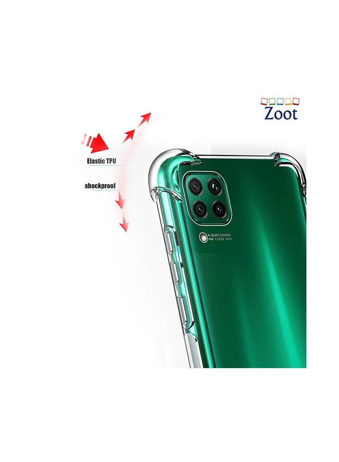زوت غطاء حماية واقٍ مع مصد لهاتف هواوي P40 لايت وهواوي نوفا 7i وهواوي نوفا 6 SE شفاف  - Image 3
