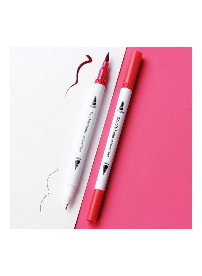 80-Piece Double Head Coloured Pen Set Multicolour - Image 4