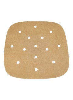 Generic 200-Piece Heat Resistant Air Frying Pan Paper brown  - Image 2