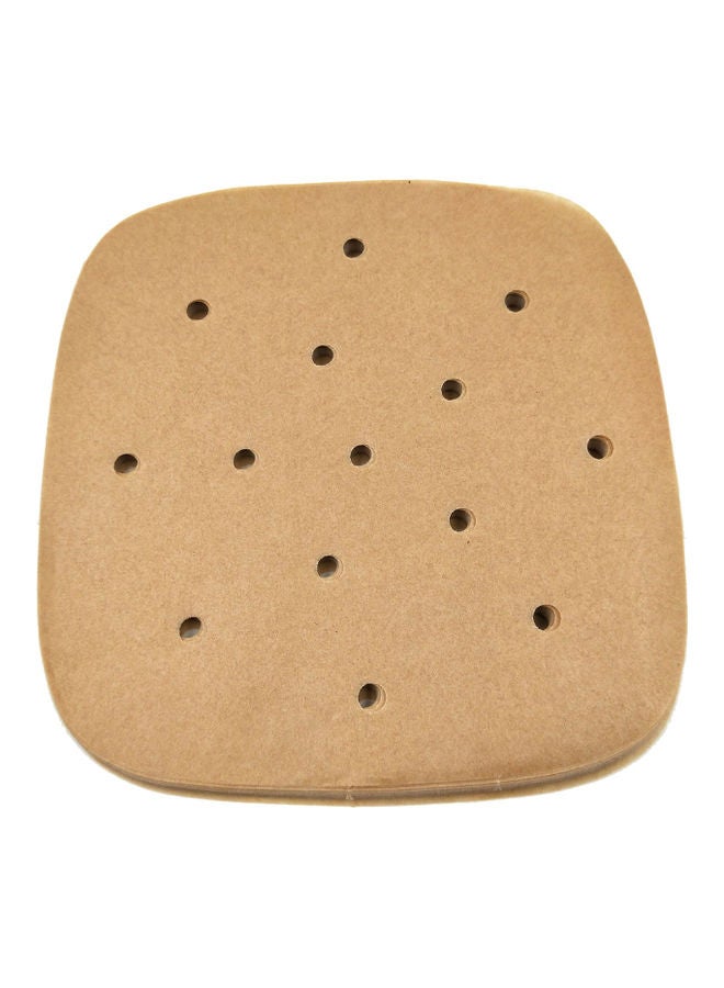 Generic - 200-Piece Heat Resistant Air Frying Pan Paper brown - Image 1