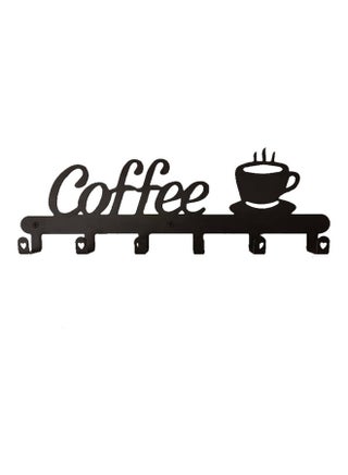 Coffee Shaped Hook Rack black - v1629349247/N50246476A_1