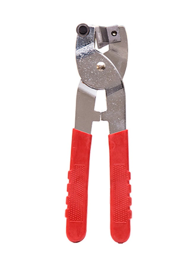 بيورول زرادية لقطع البلاط  ، بطاقة قطع واحدة . فضي-أحمر - Image 2