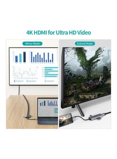 CHOETECH 7-In-1 Type C HUB Grey  - Image 5