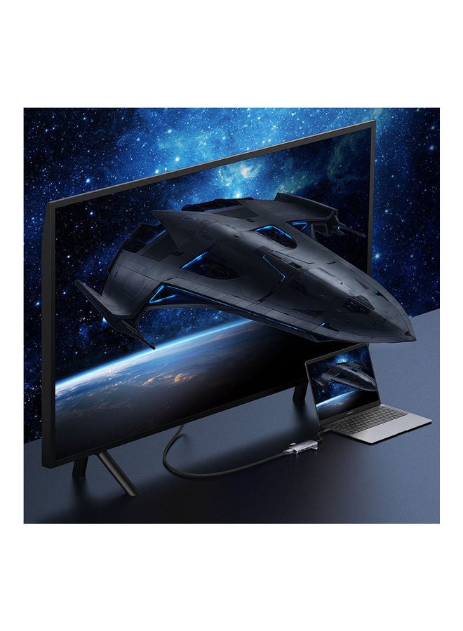 CHOETECH - 7-In-1 Type C HUB Grey - Image 1