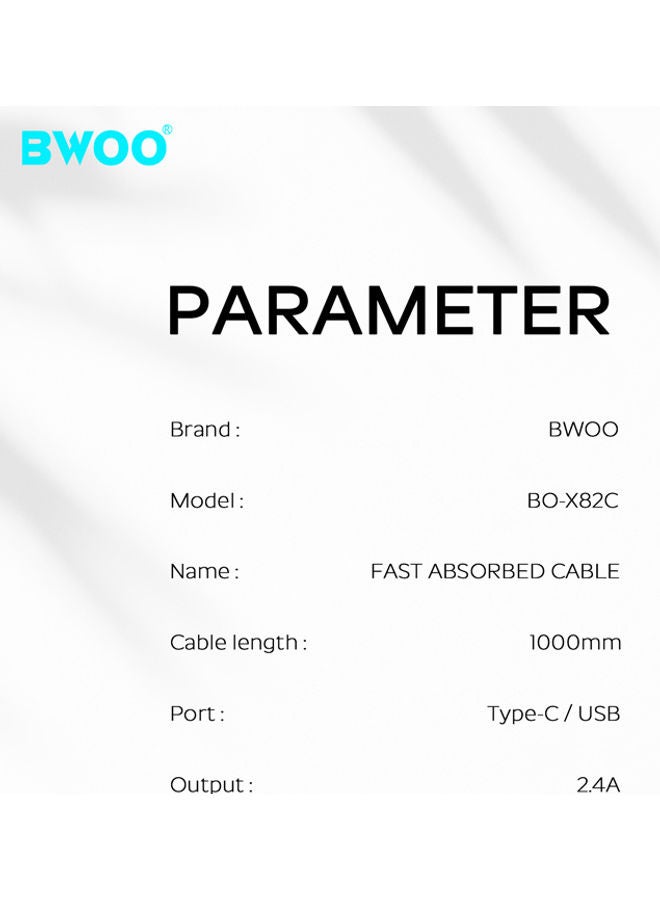 USB-Type-C Charging and Data Transfer Black
