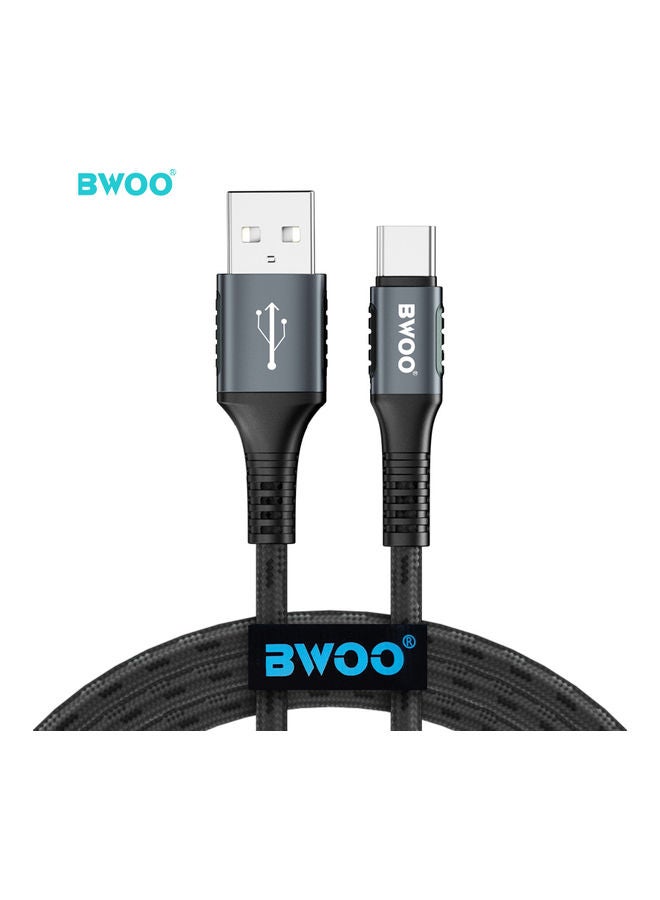 بوو شحن ونقل بيانات بمنفذ USB طراز C أسود  - Image 5