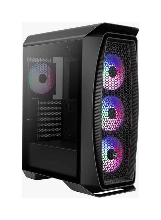 AeroCool Aero One Frost-G-BK-v1 3x Front RGB Fan 1x Rear RGB Fan TG Mid Tower Case - Image 1