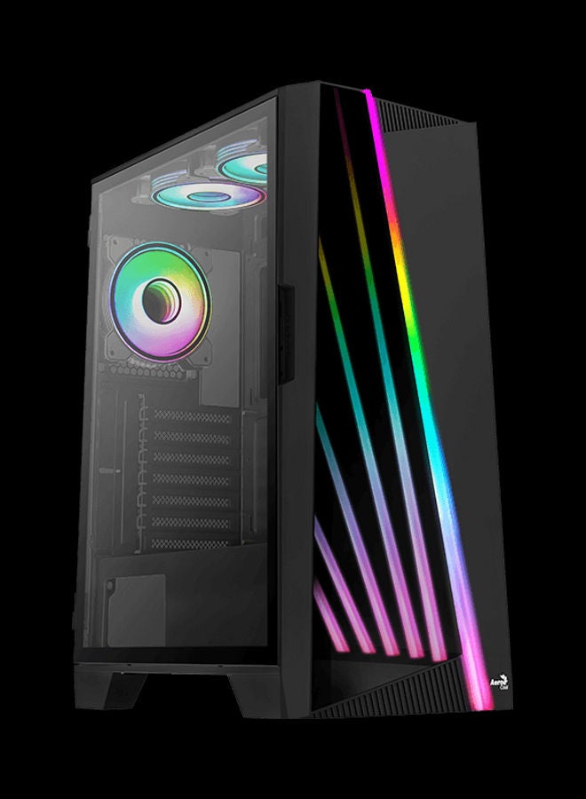 AeroCool Mirage V2 Gamer Cabinet - Mid Tower - ATX / micro ATX / mini-ITX - 3 Fans - Side Panel - Image 2