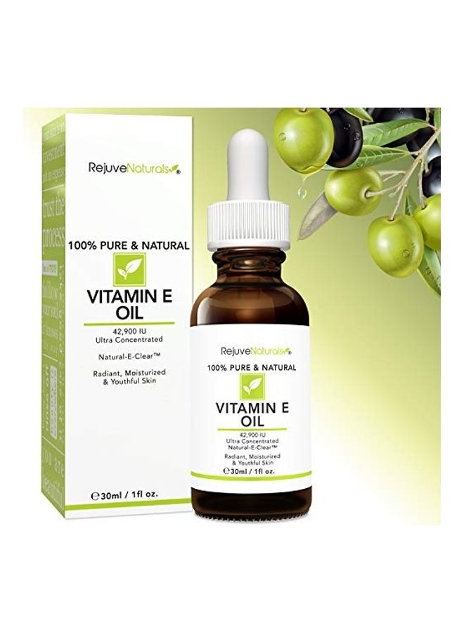 RejuveNaturals Vitamin E Oil White 30ml  - Image 1