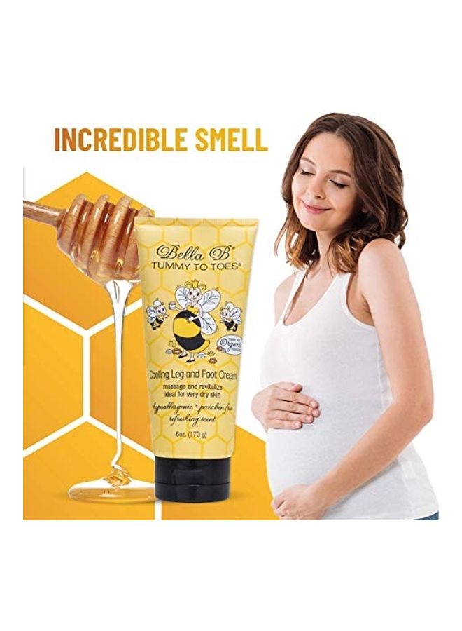 Bella B Pregnancy Leg And Foot Cream Yellow - Image 5